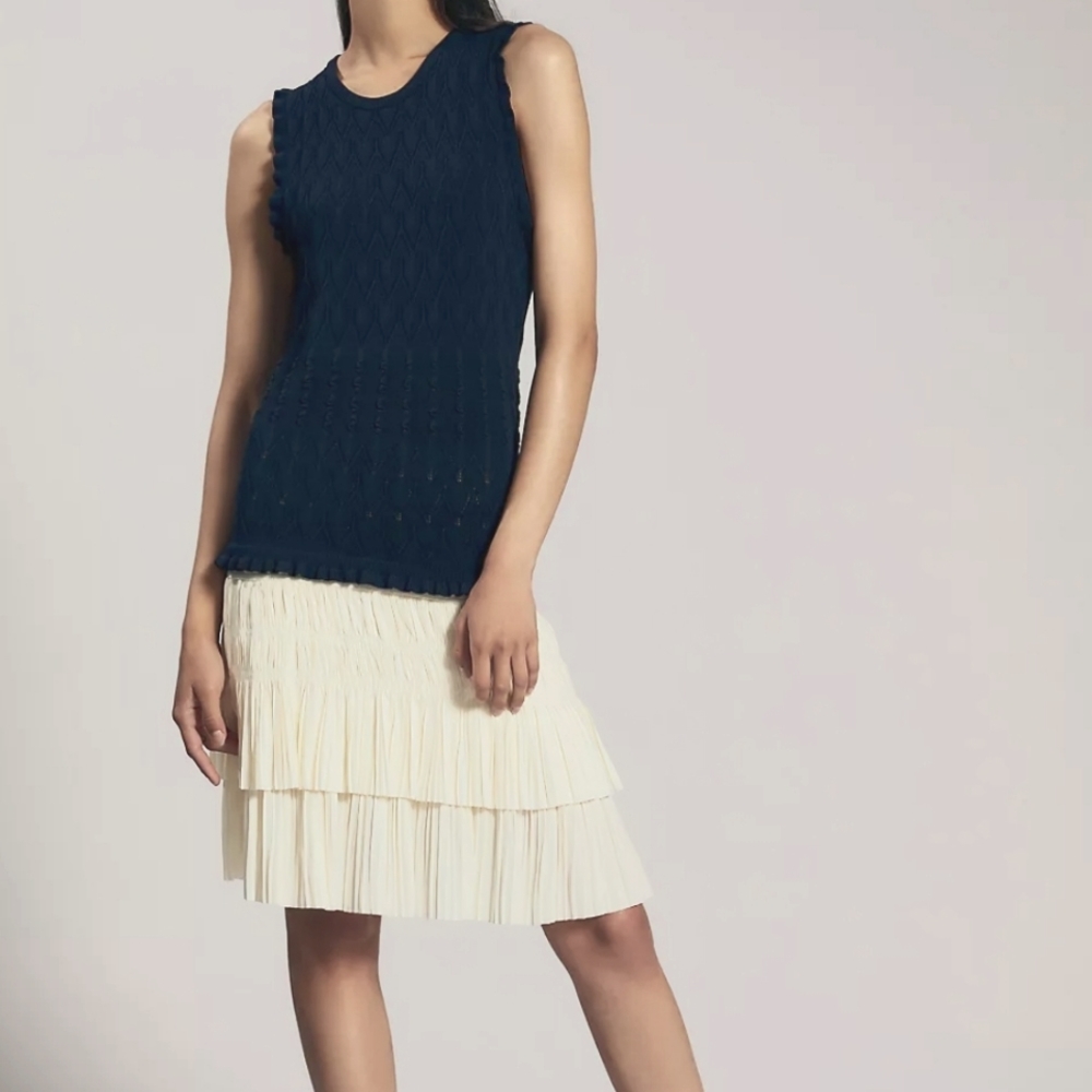 🆕 Anthropologie Current Air Pleated Dress NWT. Size XL.